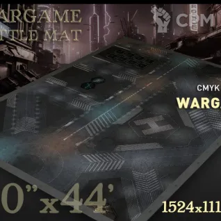 Описание картинки Игровое поле Neoncity bd009 60"х44" от WargamePrint по цене 2 450руб | Свободный Рынок Миниатюр - СРМ