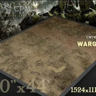 Описание картинки Игровое поле Dry riverbed bd019 60"х44" от WargamePrint по цене 2 450руб | Свободный Рынок Миниатюр - СРМ