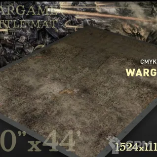 Описание картинки Игровое поле Badland border bd020 60"х44" от WargamePrint по цене 2 450руб | Свободный Рынок Миниатюр - СРМ