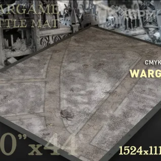 Описание картинки Игровое поле Old streets bd022 60"х44" от WargamePrint по цене 2 450руб | Свободный Рынок Миниатюр - СРМ