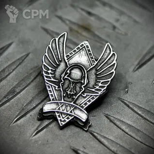 Описание картинки Значок XIX - Raven Guard (Гвардия ворона) от Game&Reality Studio по цене 600руб | Свободный Рынок Миниатюр - СРМ