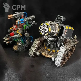 Описание картинки Space Marine Thunderfire Cannon (металл, оригинал) от Superguns по цене 3 900руб | Свободный Рынок Миниатюр - СРМ