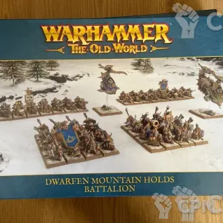 Описание картинки Dwarfen Mountain Holds: Battalion от zurdo по цене 18 000руб | Свободный Рынок Миниатюр - СРМ