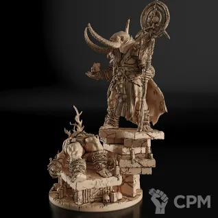 Описание картинки Gul'dan Фигурка (World of Warcraft) от GAS3TXD  по цене 5 600руб | Свободный Рынок Миниатюр - СРМ
