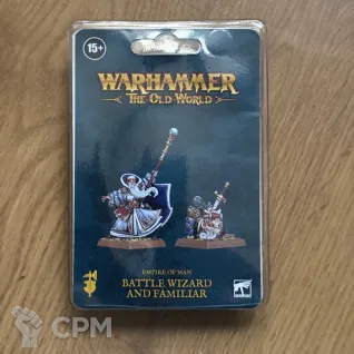 Описание картинки Battle Wizard and Familiar от zurdo по цене 5 700руб | Свободный Рынок Миниатюр - СРМ
