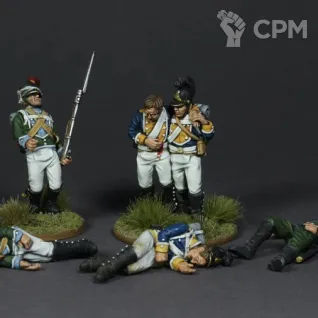 Описание картинки Württemberg Infantry Casualties от 3DPrintClub по цене 100руб | Свободный Рынок Миниатюр - СРМ