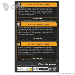 Описание картинки Star Wars: Legion - Ewok Warriors от StarkLogistics по цене 5 335руб | Свободный Рынок Миниатюр - СРМ