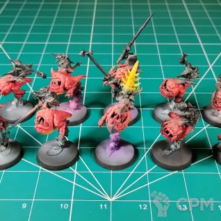 Описание картинки Gloomspite Gitz Boingrot Bounderz x10 I (Squig Hoppers) от Каджит по цене 3 998руб | Свободный Рынок Миниатюр - СРМ