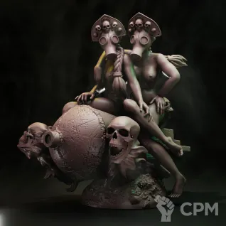 Описание картинки Bomber witches от Manufactorum76 по цене 450руб | Свободный Рынок Миниатюр - СРМ