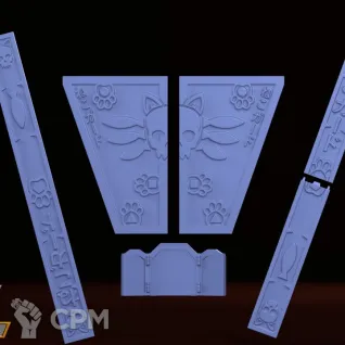 Описание картинки Neko Аксессуары для Kill Team от AxeL's Forge по цене 100руб | Свободный Рынок Миниатюр - СРМ