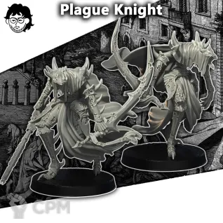 Описание картинки Plague Knight от Manufactorum76 по цене 500руб | Свободный Рынок Миниатюр - СРМ