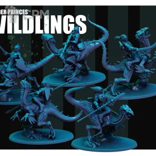 Описание картинки Border Princes Wildlings от Manufactorum76 по цене 1 200руб | Свободный Рынок Миниатюр - СРМ