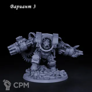 Описание картинки Миниатюра Ork "God Boss", альт. Ghazghkull Thraka от Brother Ork по цене 2 315руб | Свободный Рынок Миниатюр - СРМ