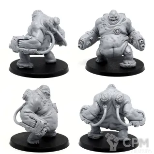 Описание картинки Кибердемон и Манкубус (Cyberdemon, Mancubus, Doom) от Forfun Miniatures по цене 1 960руб | Свободный Рынок Миниатюр - СРМ