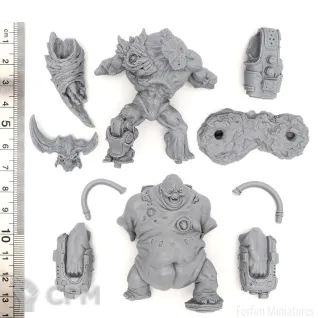 Описание картинки Кибердемон и Манкубус (Cyberdemon, Mancubus, Doom) от Forfun Miniatures по цене 1 960руб | Свободный Рынок Миниатюр - СРМ