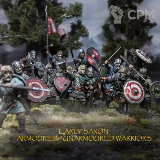Описание картинки VXDA017 Early Saxon Armoured Warriors от Base 28 по цене 4 500руб | Свободный Рынок Миниатюр - СРМ
