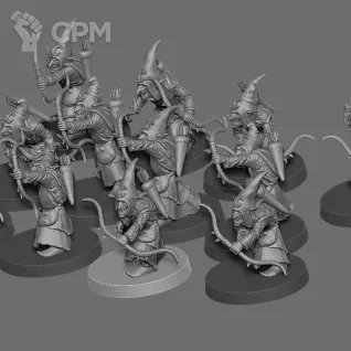 Описание картинки Goblins with Bows от F4Mp по цене 130руб | Свободный Рынок Миниатюр - СРМ
