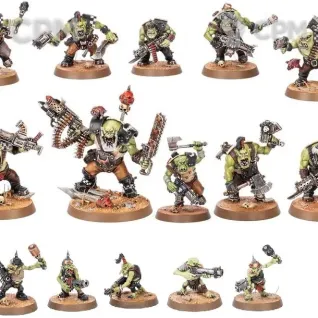 Описание картинки Armageddon 10 Ork Boyz + 5 Gretchins от nzr122 по цене 4 000руб | Свободный Рынок Миниатюр - СРМ