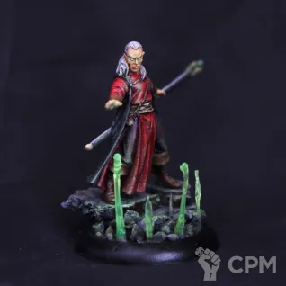Описание картинки Mordheim Elf Mage от Old Red Goblin по цене 4 500руб | Свободный Рынок Миниатюр - СРМ