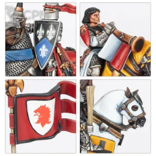 Описание картинки Kingdom Of Bretonnia Knights Of The Realm x4 от Vault Boy по цене 2 498руб | Свободный Рынок Миниатюр - СРМ