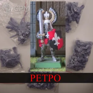 Описание картинки Bretonnian Questing Knight Hero on Foot от White Rhino по цене 299руб | Свободный Рынок Миниатюр - СРМ