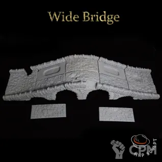 Описание картинки Wide Stone Bridge от Nathan Holn по цене 1 500руб | Свободный Рынок Миниатюр - СРМ