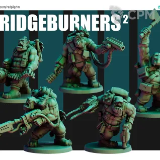 Описание картинки Ork Nobz от Печатный подвальчик по цене 770руб | Свободный Рынок Миниатюр - СРМ