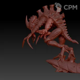 Описание картинки Broodlord от MrMetalHorror по цене 270руб | Свободный Рынок Миниатюр - СРМ