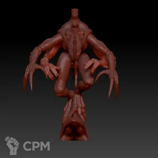 Описание картинки Broodlord от MrMetalHorror по цене 270руб | Свободный Рынок Миниатюр - СРМ