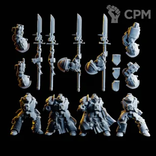 Описание картинки Brotherhood Terminator Squad - Скан от MrMetalHorror по цене 700руб | Свободный Рынок Миниатюр - СРМ