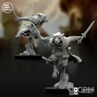 Описание картинки Night Scouts (One Page Rules) от Орки с наГорки по цене 300руб | Свободный Рынок Миниатюр - СРМ