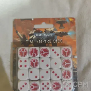 Описание картинки T'au Empire Dice Set от User19033 по цене 8 000руб | Свободный Рынок Миниатюр - СРМ