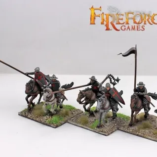 Описание картинки Fireforge Mounted Sergeants Конные сержанты (тяжел от Base 28 по цене 3 480руб | Свободный Рынок Миниатюр - СРМ