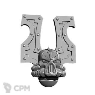 Описание картинки World Eaters -  Berzerks Helmet v2 от 3Д печать миниатюр по цене 42руб | Свободный Рынок Миниатюр - СРМ