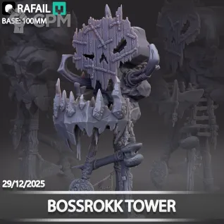 Описание картинки Bossrokk Tower от Naggaroth Night по цене 2 200руб | Свободный Рынок Миниатюр - СРМ
