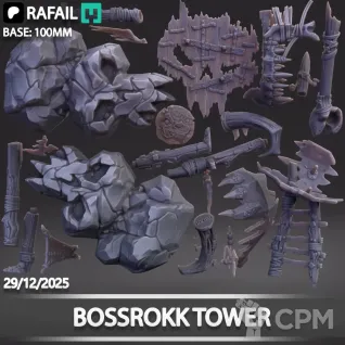 Описание картинки Bossrokk Tower от Красный Сквиг по цене 2 700руб | Свободный Рынок Миниатюр - СРМ