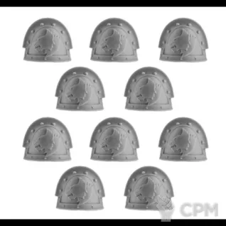 Описание картинки Space Wolves Mk III Shoulder Pads от Darkminiatures по цене 376руб | Свободный Рынок Миниатюр - СРМ
