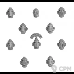 Описание картинки Ultramarines MkIV Praetorian Heads Upgrade Set от Darkminiatures по цене 376руб
