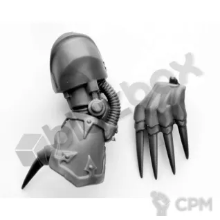 Описание картинки Chaos Space Marines Terminators - Lightning Claw A от NEW-MINIATURES по цене 156руб | Свободный Рынок Миниатюр - СРМ