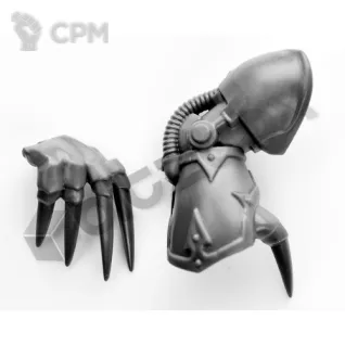 Описание картинки Chaos Space Marines Terminators - Lightning Claw B от NEW-MINIATURES по цене 156руб | Свободный Рынок Миниатюр - СРМ