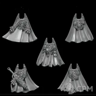 Описание картинки Space Wolves - Cloaks от NEW-MINIATURES по цене 365руб | Свободный Рынок Миниатюр - СРМ