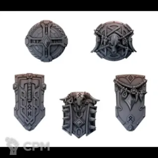 Описание картинки Space Wolves - Shield от NEW-MINIATURES по цене 470руб | Свободный Рынок Миниатюр - СРМ