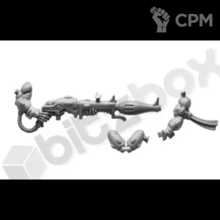 Описание картинки Aeldari Fire Dragons Exarch Dragon's Breath Flamer от NEW-MINIATURES по цене 209руб | Свободный Рынок Миниатюр - СРМ