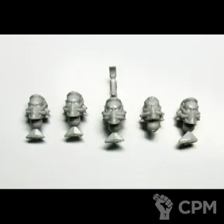 Описание картинки Fire Dragons - Heads от NEW-MINIATURES по цене 365руб | Свободный Рынок Миниатюр - СРМ