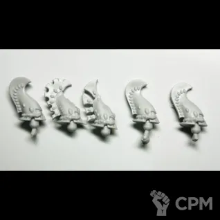 Описание картинки Fire Dragons - Heads от NEW-MINIATURES по цене 365руб | Свободный Рынок Миниатюр - СРМ