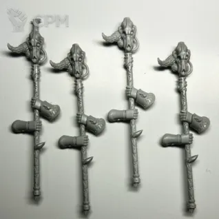Описание картинки Njal Stormcaller - Staff of the Stormcaller x 4 от Darkminiatures по цене 365руб | Свободный Рынок Миниатюр - СРМ