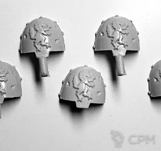 Описание картинки Space Wolves - Shoulder Pads от NEW-MINIATURES по цене 330руб | Свободный Рынок Миниатюр - СРМ