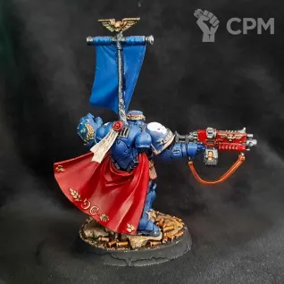 Описание картинки Space marine Captain Centros 3D от Superguns по цене 1 000руб | Свободный Рынок Миниатюр - СРМ