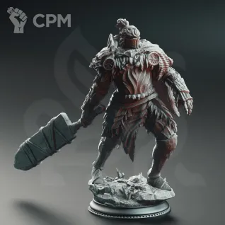 Описание картинки Buderim Shakes-the-Ground - Colossal Executioner от PocketSized Prints по цене 300руб | Свободный Рынок Миниатюр - СРМ