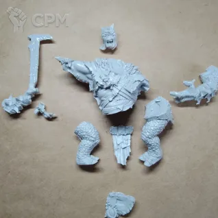 Описание картинки BUHRDÛR™, HILL TROLL CHIEFTAIN. от Серж по цене 2 000руб | Свободный Рынок Миниатюр - СРМ